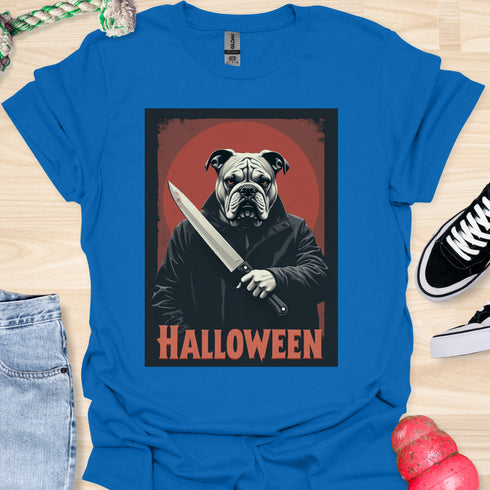 Halloween - V1 - Retro Bulldog T-Shirt
